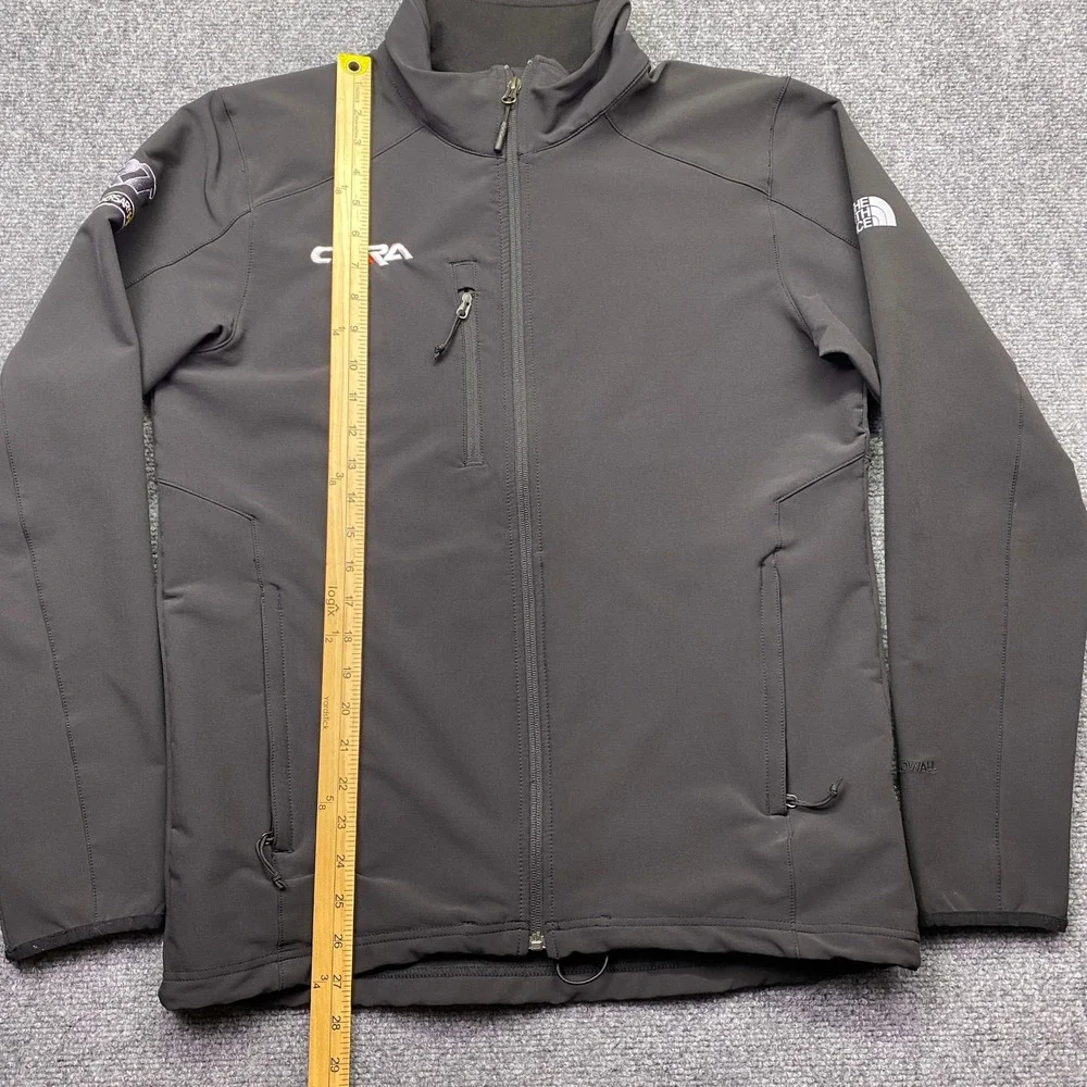 The North Face‎ Mens Tech WindWall Softshell Jacket Black Full Zip Sz M NF0A3LGV